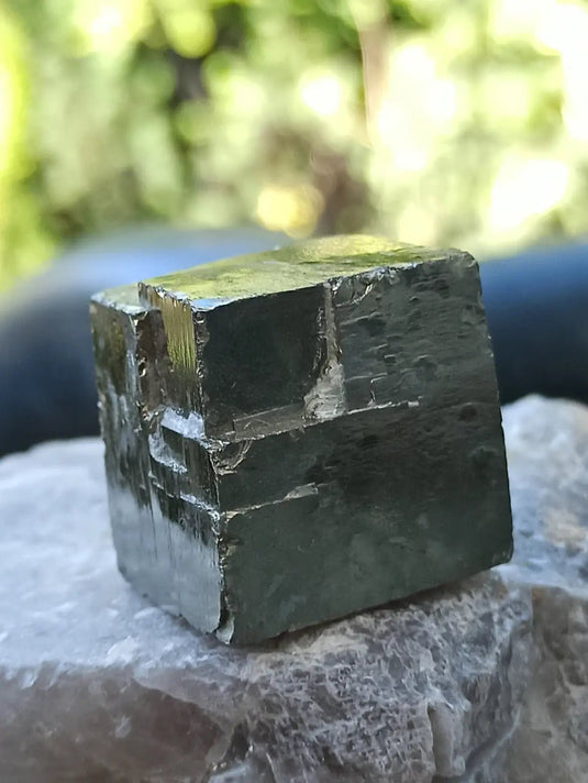 Pyrite d’Amérique du sud cube brut Grade A ++++ Pierre brute