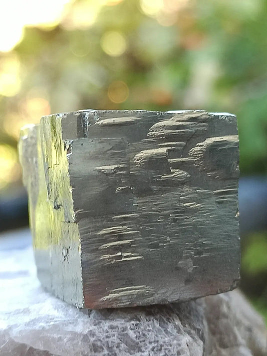 Pyrite d’Amérique du Sud cube brut Grade A ++++ Pierre brute