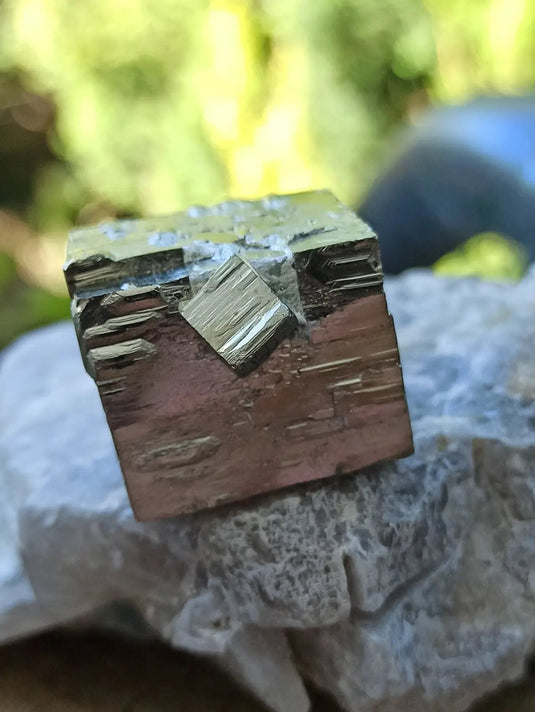 Pyrite d’Amérique du sud cube brut Grade A ++++ Pierre brute