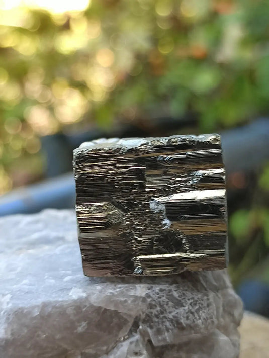 Pyrite d’Amérique du Sud cube brut Grade A++++ Pierre brute