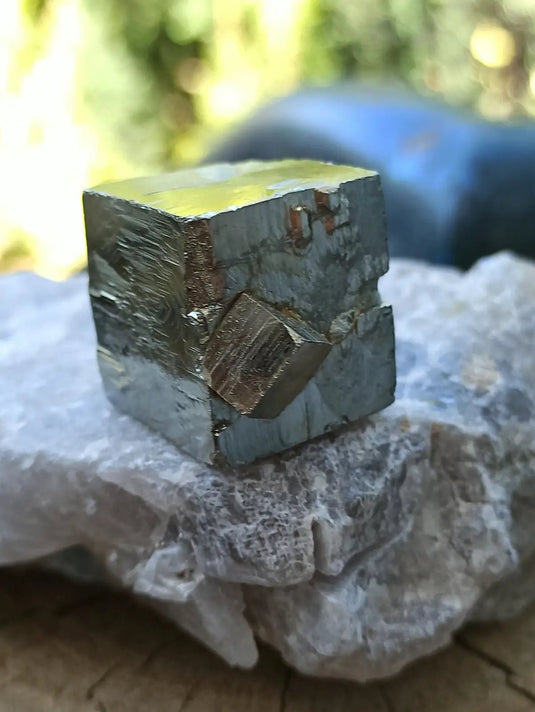 Pyrite d’Amérique du Sud cube brut Grade A++++ Pierre brute