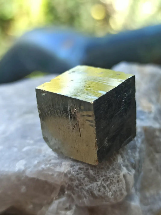 Pyrite d’Amérique du Sud cube brut Grade A++++ Pierre brute