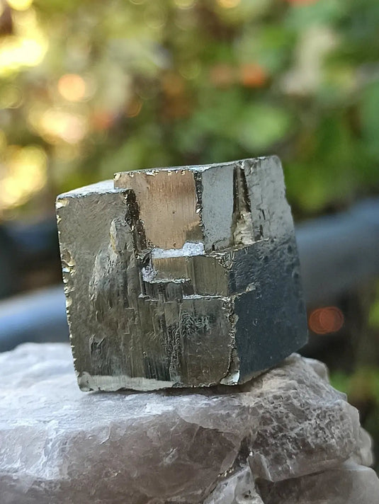 Pyrite d’Amérique du sud cube brut Grade A ++++ Pierre brute