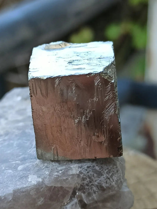 Pyrite d’Amérique du Sud cube brut Grade A ++++ Pierre brute