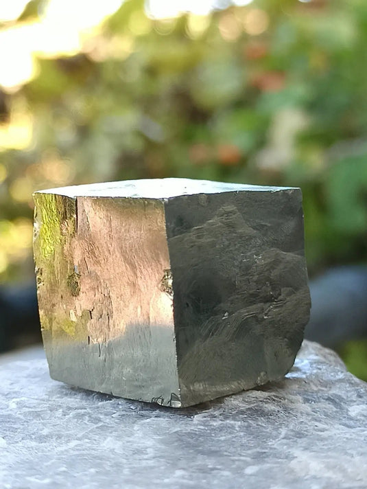 Pyrite d’Amérique du Sud cube brut Grade A ++++ Pierre brute