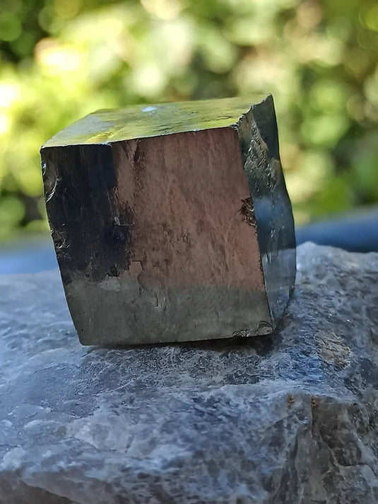 Pyrite d’Amérique du Sud cube brut Grade A ++++ Pierre brute