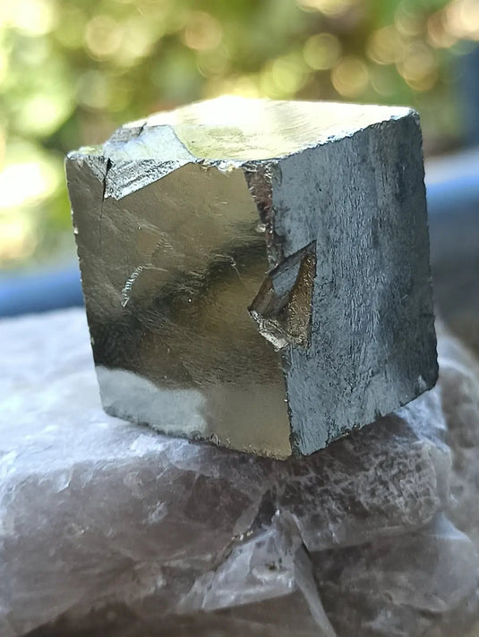 Pyrite d’Amérique du Sud cube brut Grade A ++++ Pierre brute