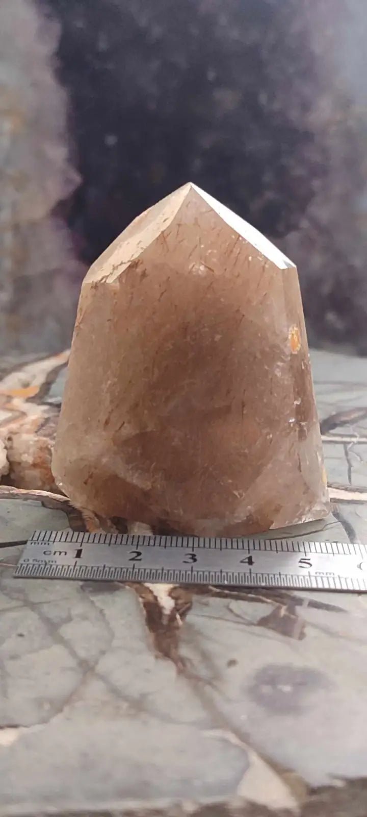 Chargez l&#39;image dans la visionneuse de la galerie, Quartz à inclusions de Rutile du Brésil colonne Grade A+++ Quartz rutile
