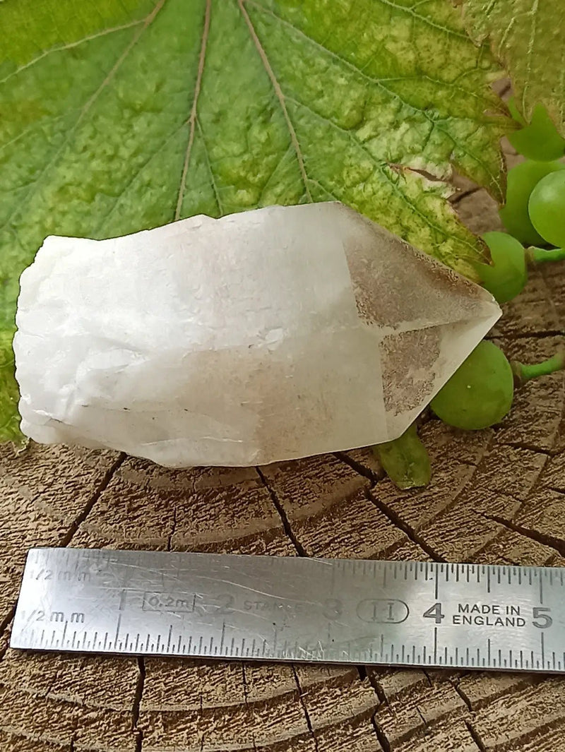 Load image into Gallery viewer, Quartz bougie céleste du Brésil pointe brute Grade A++++ Quartz bougie
