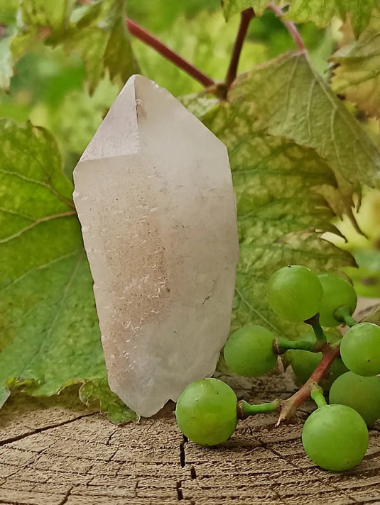 Quartz bougie céleste du Brésil pointe brute Grade A++++ Quartz bougie