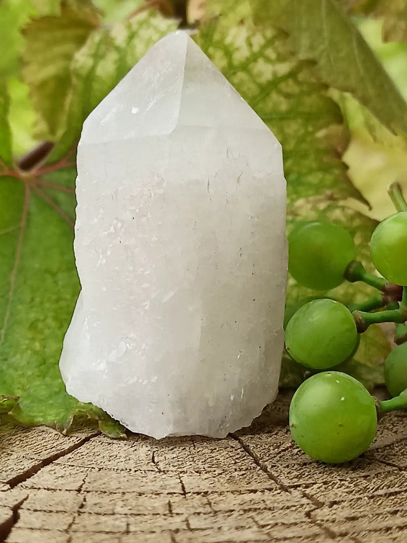 Load image into Gallery viewer, Quartz bougie céleste du Brésil pointe brute Grade A++++ Quartz bougie
