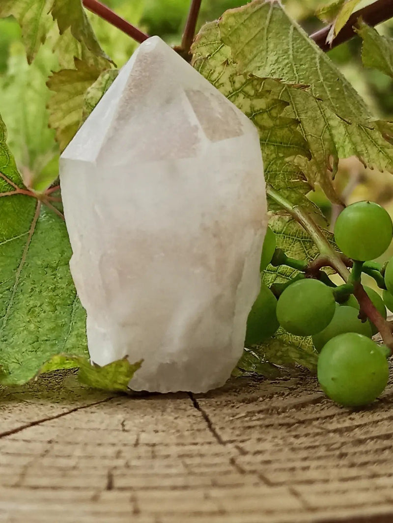 Load image into Gallery viewer, Quartz bougie céleste du Brésil pointe brute Grade A++++ Quartz bougie
