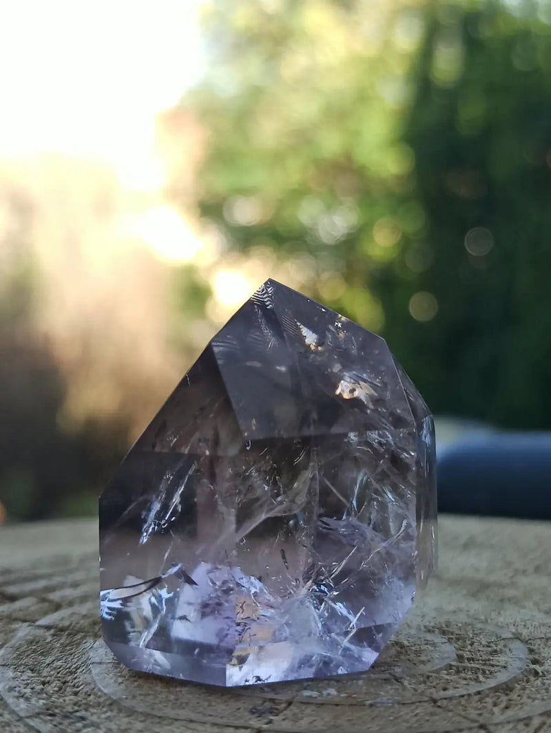 Load image into Gallery viewer, Quartz Brandenberg fantôme de Namibie colonne Grade A++++ Quartz Brandenberg de Namibie colonne
