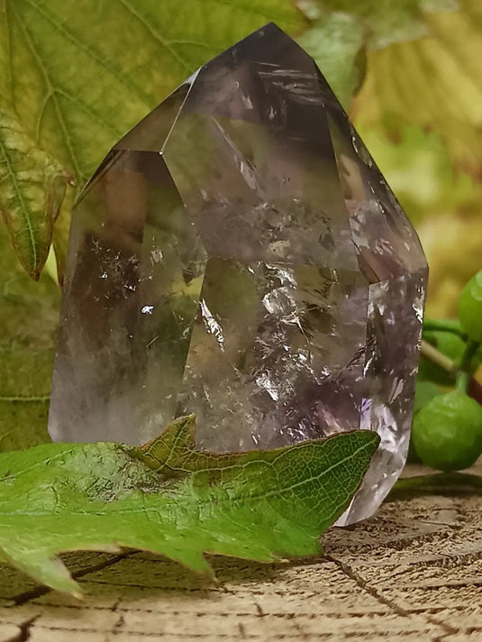 Quartz Brandengerg fantôme de Namibie colonne Grade A++++ Quartz Brandenberg de Namibie colonne