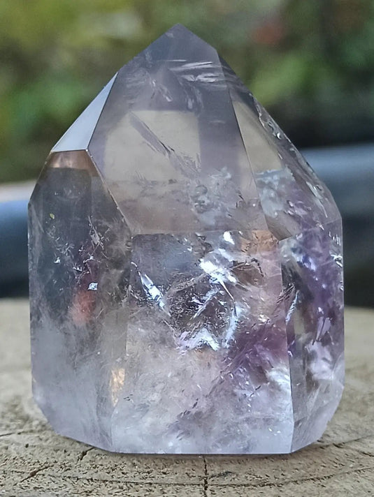 Quartz Brandengerg fantôme de Namibie colonne Grade A++++ Quartz Brandenberg de Namibie colonne