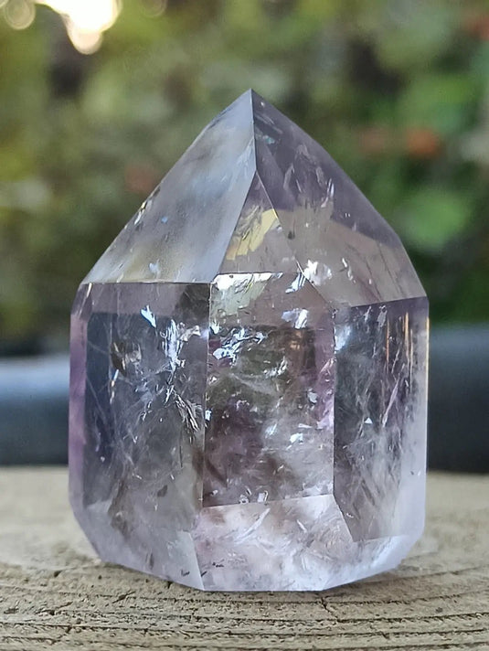 Quartz Brandengerg fantôme de Namibie colonne Grade A++++ Quartz Brandenberg de Namibie colonne