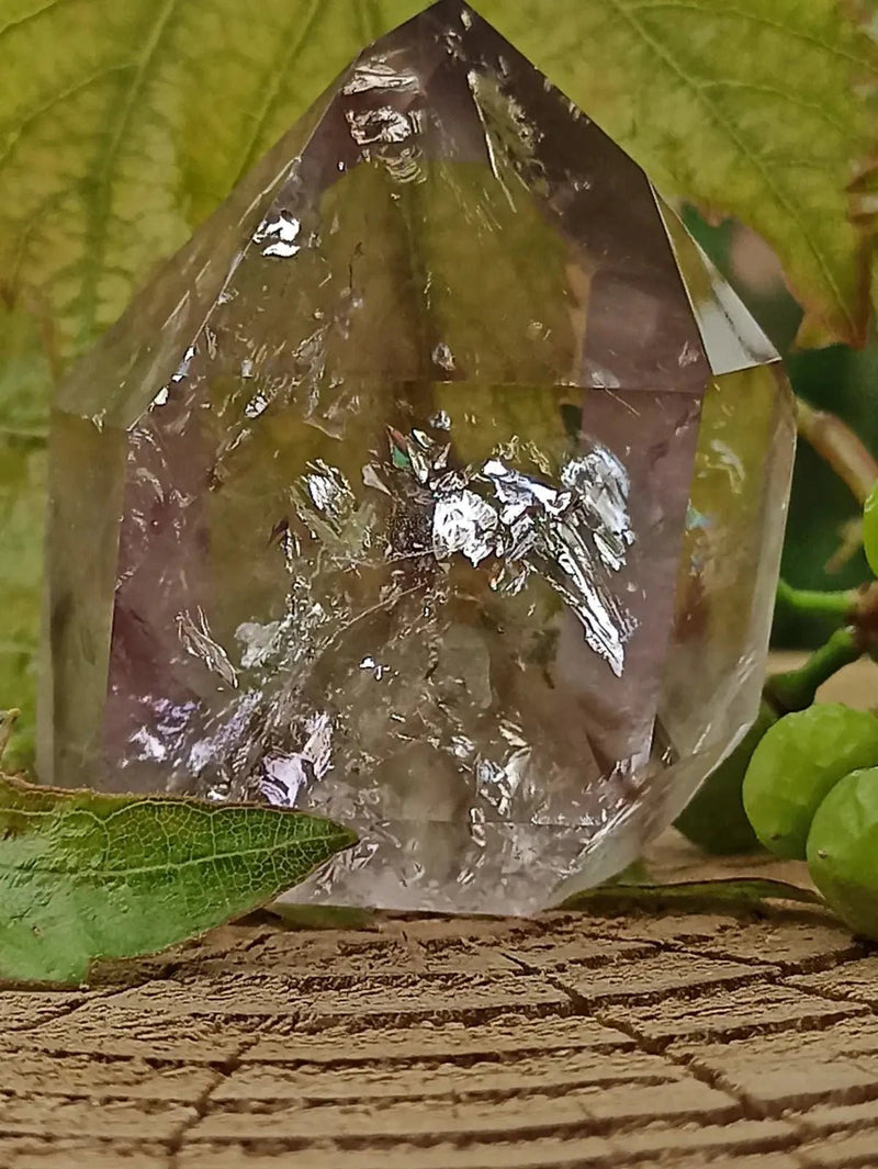 Load image into Gallery viewer, Quartz Brandengerg fantôme de Namibie colonne Grade A++++ Quartz Brandenberg de Namibie colonne
