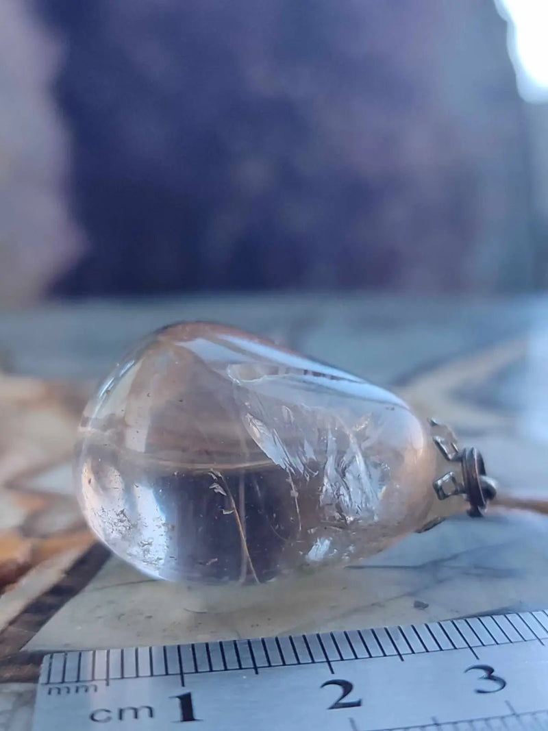 Chargez l'image dans la visionneuse de la galerie, Quartz fumé du Brésil pendentif Grade A++++ Quartz fumé du Brésil pendentif
