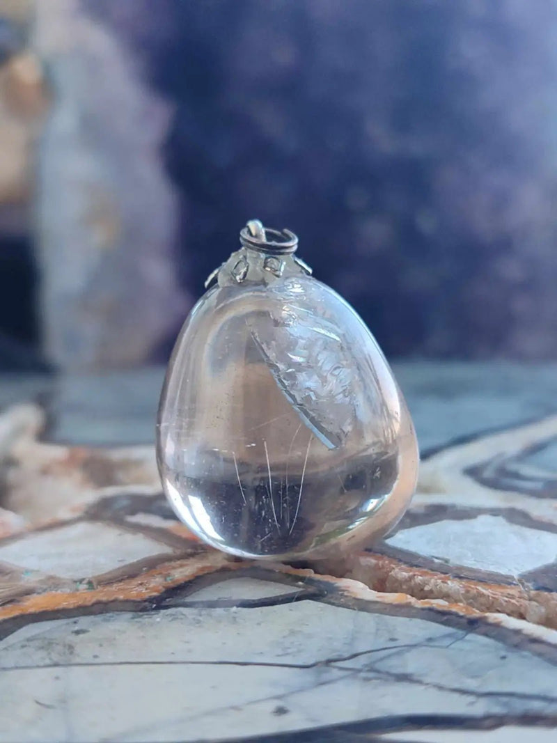 Chargez l'image dans la visionneuse de la galerie, Quartz fumé du Brésil pendentif Grade A++++ Quartz fumé du Brésil pendentif
