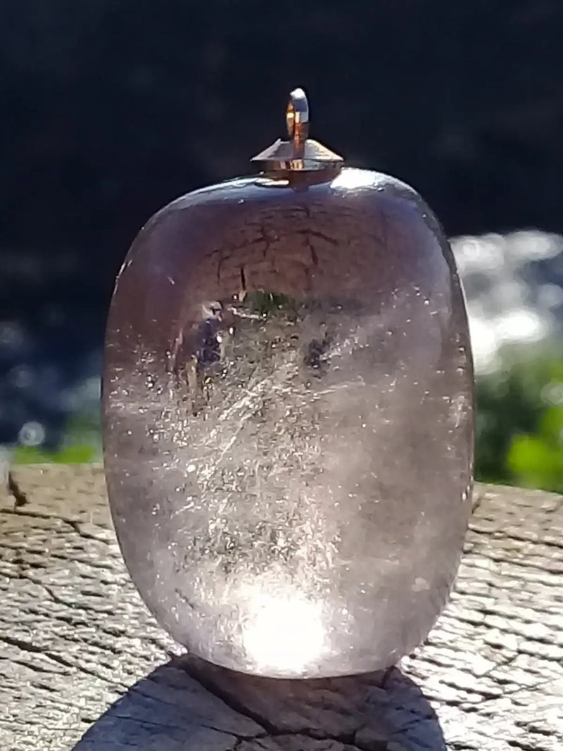 Load image into Gallery viewer, Quartz fumé du Brésil pendentif Grade A++++ Quartz fumé du Brésil pendentif
