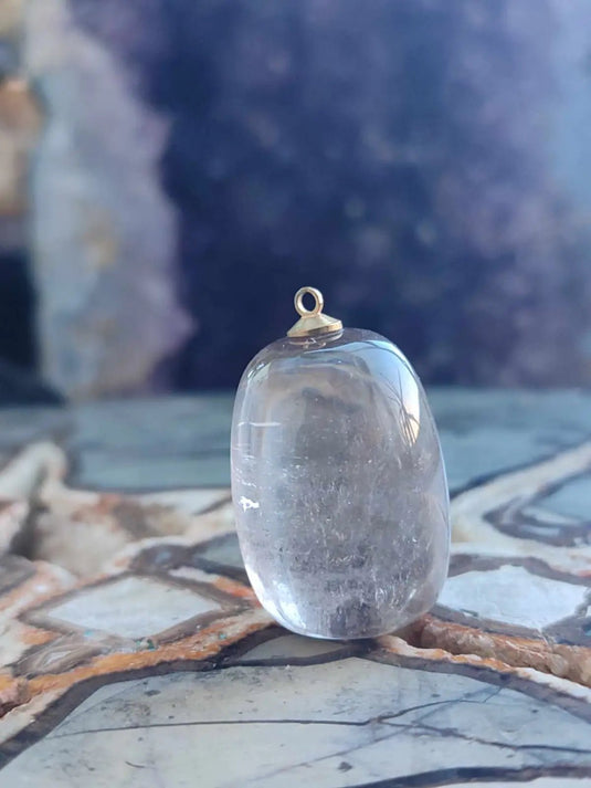 Quartz fumé du Brésil pendentif Grade A++++ Quartz fumé du Brésil pendentif