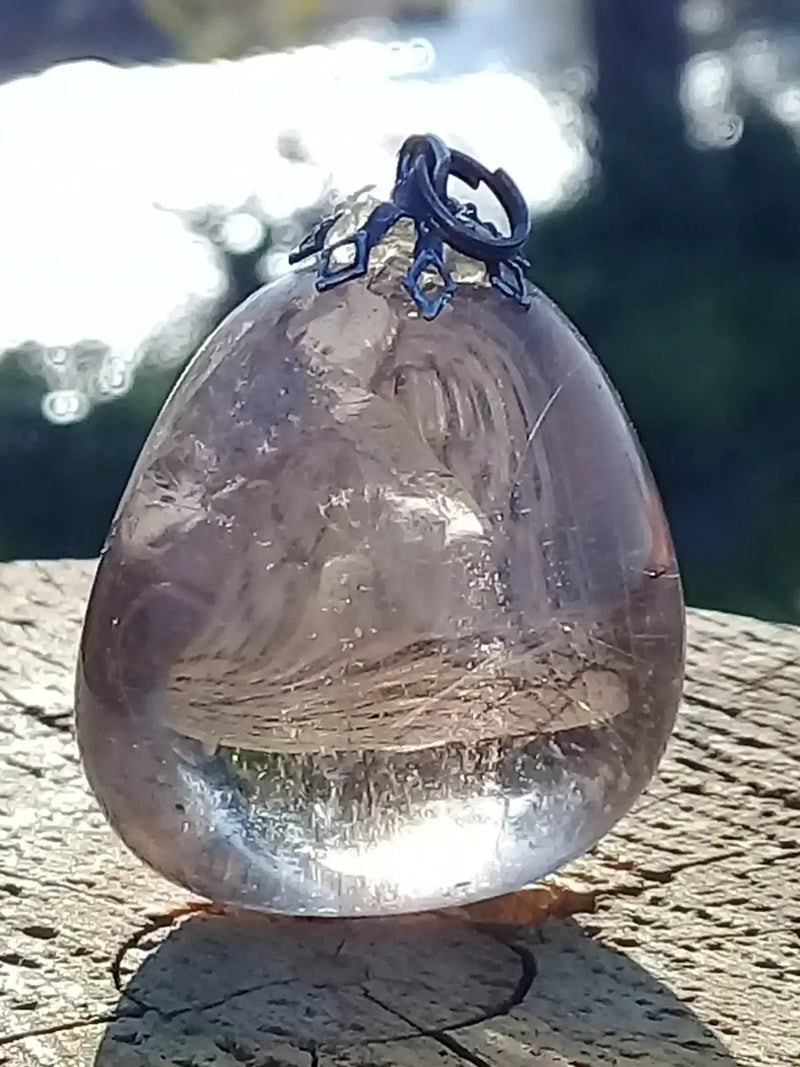 Chargez l'image dans la visionneuse de la galerie, Quartz fumé du Brésil pendentif Grade A++++ Quartz fumé du Brésil pendentif
