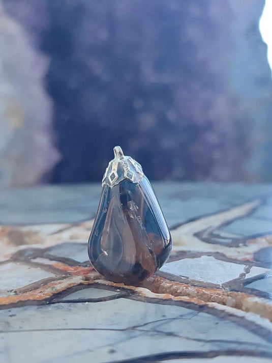 Quartz fumé du Brésil pendentif Grade A++++ Quartz fumé du Brésil pendentif