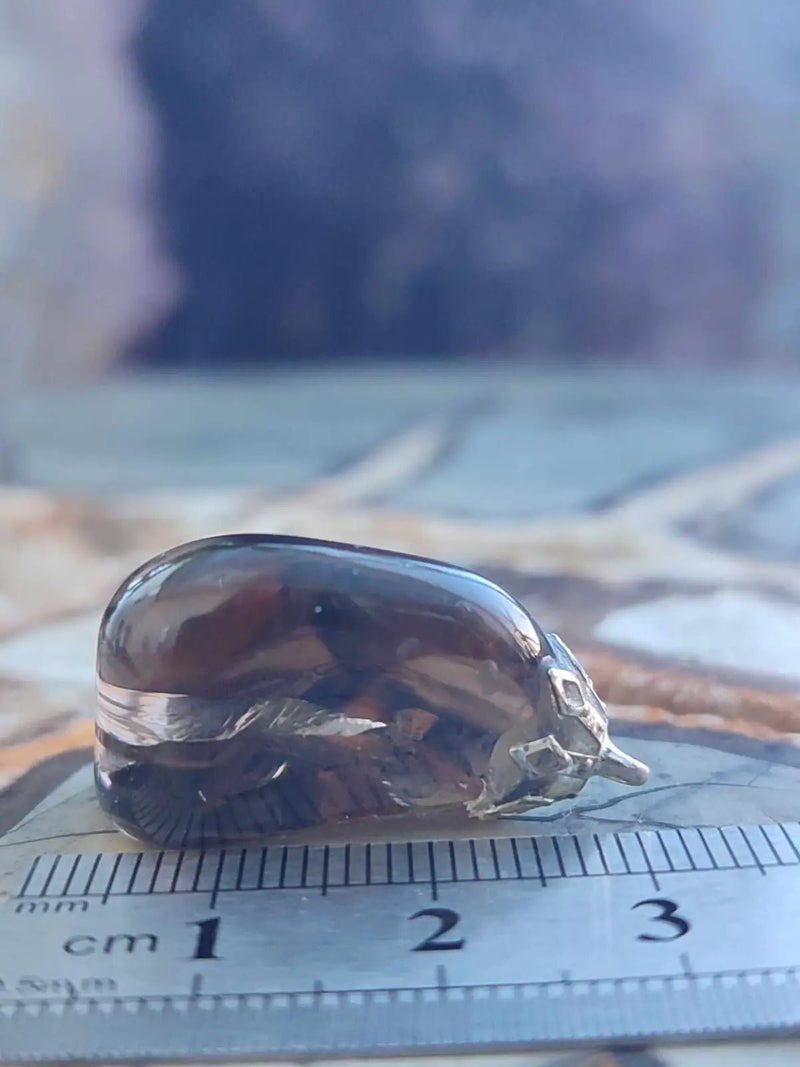 Chargez l'image dans la visionneuse de la galerie, Quartz fumé du Brésil pendentif Grade A++++ Quartz fumé du Brésil pendentif
