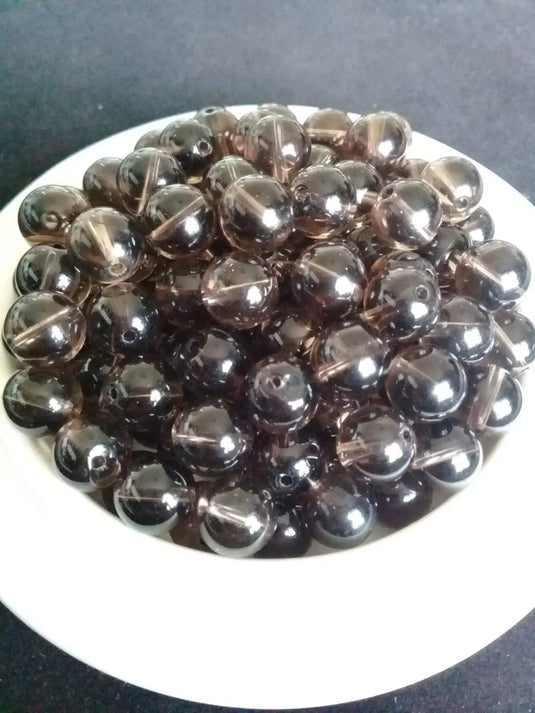 Quartz fumé du Brésil perle Grade A++++ Prix perles à l’unité Diamètre 8mm Quartz fumé du Brésil perles 8mm