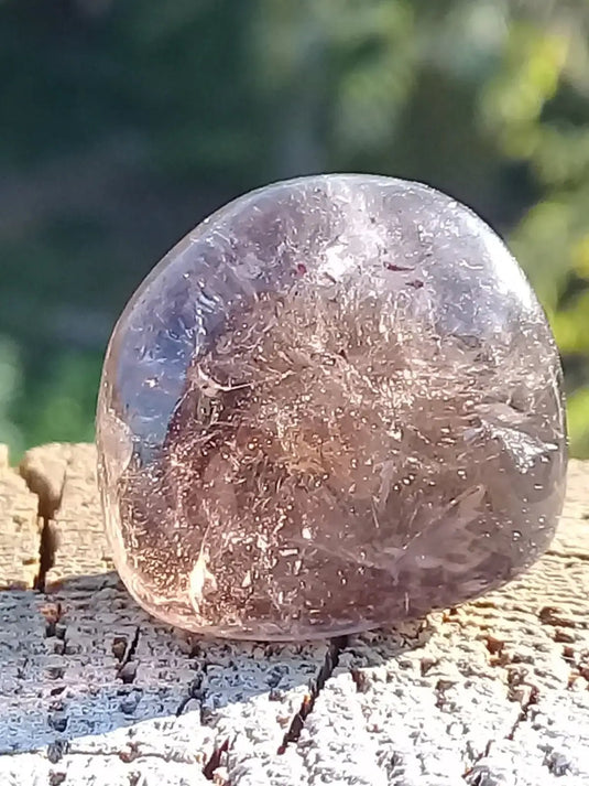 Quartz fumé du Brésil pierre roulée Grade A++++ Quartz fumé du Brésil pierre roulée