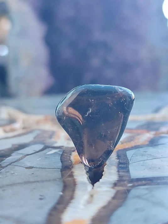 Quartz fumé du Brésil pierre roulée Grade A++++ Quartz fumé du Brésil pierre roulée