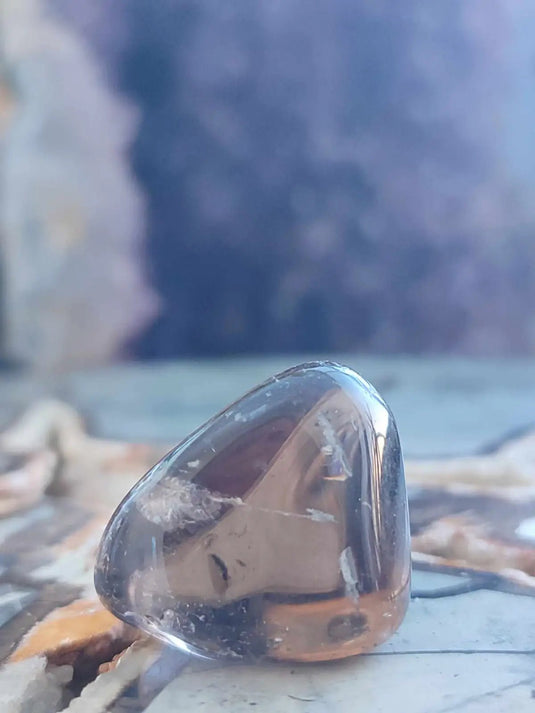 Quartz fumé du Brésil pîerre roulée Grade A++++ Quartz fumé du Brésil pierre roulée