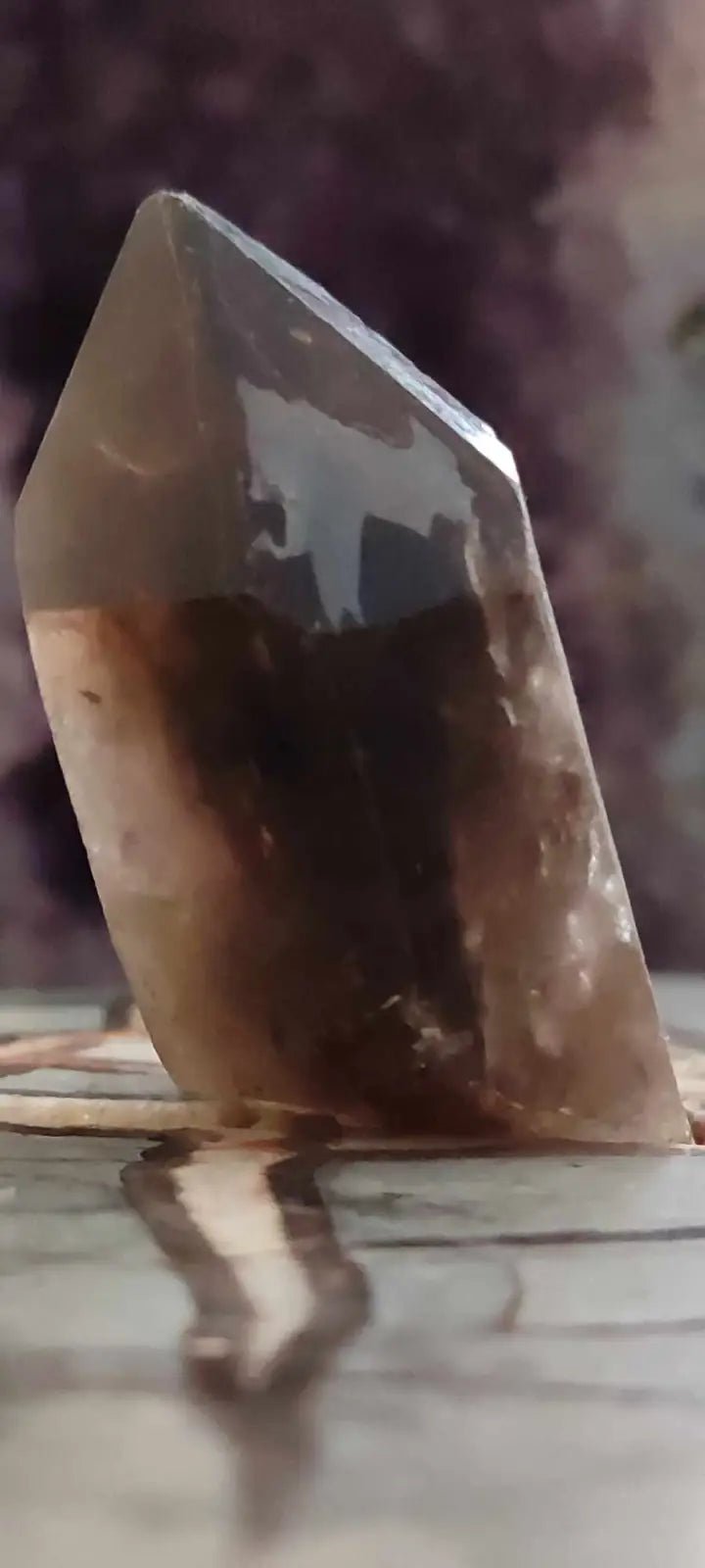 Chargez l&#39;image dans la visionneuse de la galerie, Quartz fumé du Brésil pointe brute Grade A++++ Quartz fumé pointe brute
