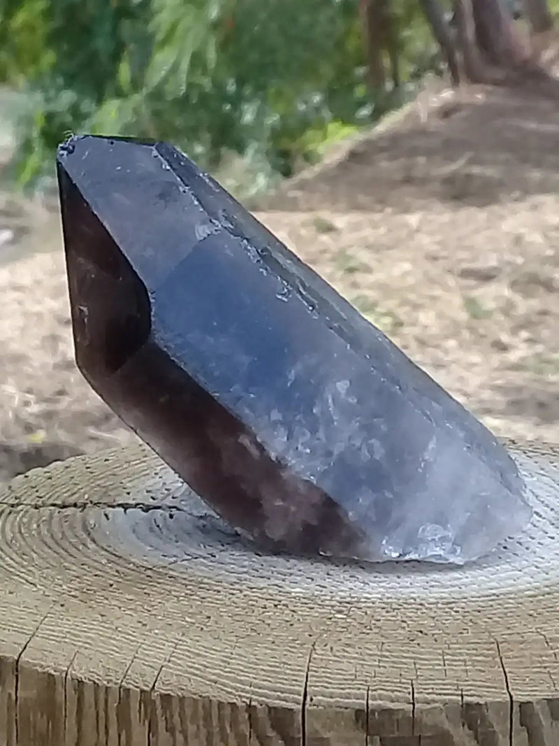 Chargez l&#39;image dans la visionneuse de la galerie, Quartz fumé du Brésil pointe brute Grade A++++ Quartz fumé pointe brute
