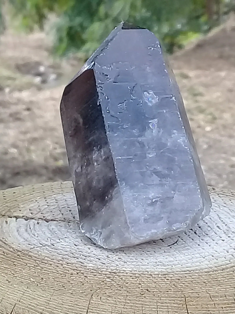 Chargez l&#39;image dans la visionneuse de la galerie, Quartz fumé du Brésil pointe brute Grade A++++ Quartz fumé pointe brute Dans la besace du p&#39;tit Poucet (Boutique Officielle)
