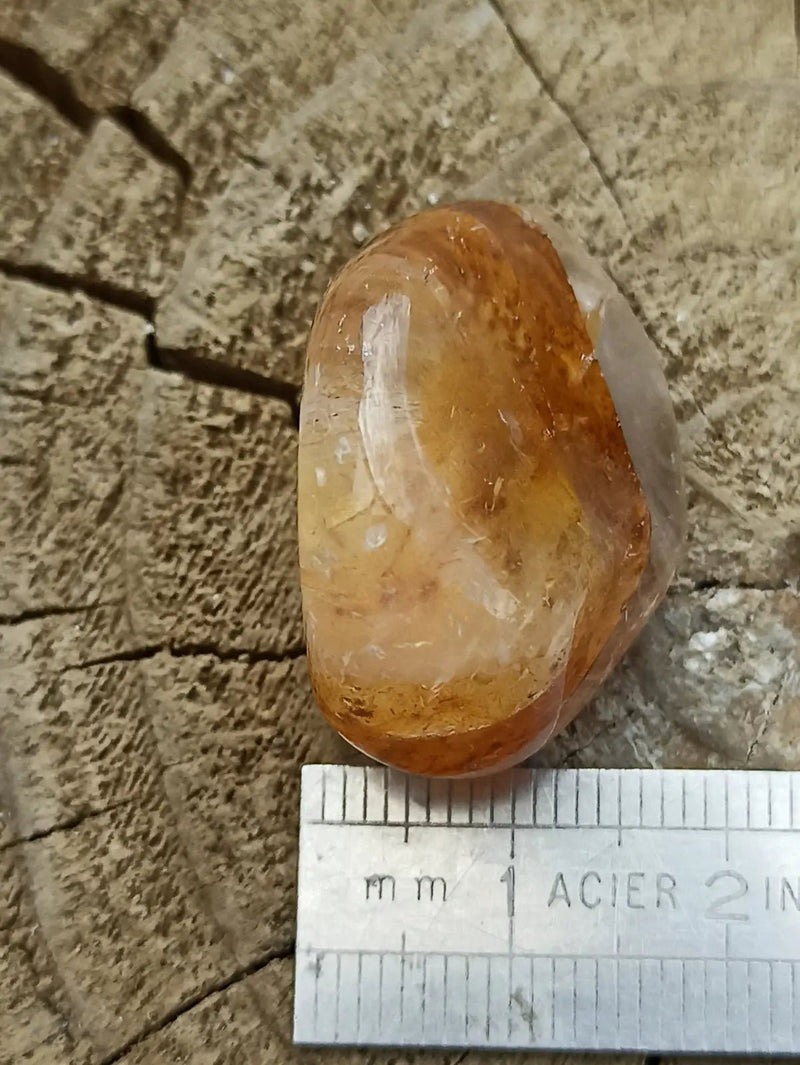 Load image into Gallery viewer, Quartz Hématoïde guérisseur du Brésil pierre roulée Grade A++++ Quartz Hématoïde guérisseur
