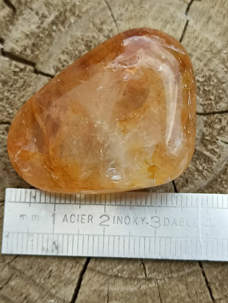Load image into Gallery viewer, Quartz Hématoïde guérisseur du Brésil pierre roulée Grade A++++ Quartz Hématoïde guérisseur
