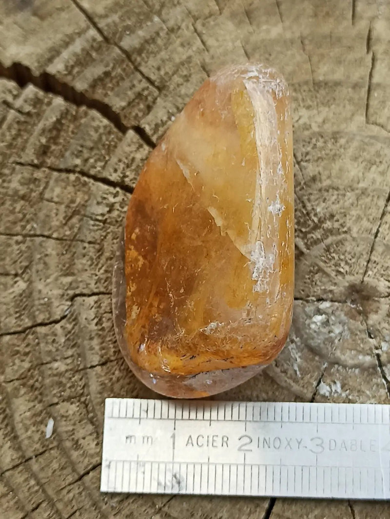Load image into Gallery viewer, Quartz Hématoïde guérisseur du Brésil pierre roulée Grade A++++ Quartz Hématoïde guérisseur
