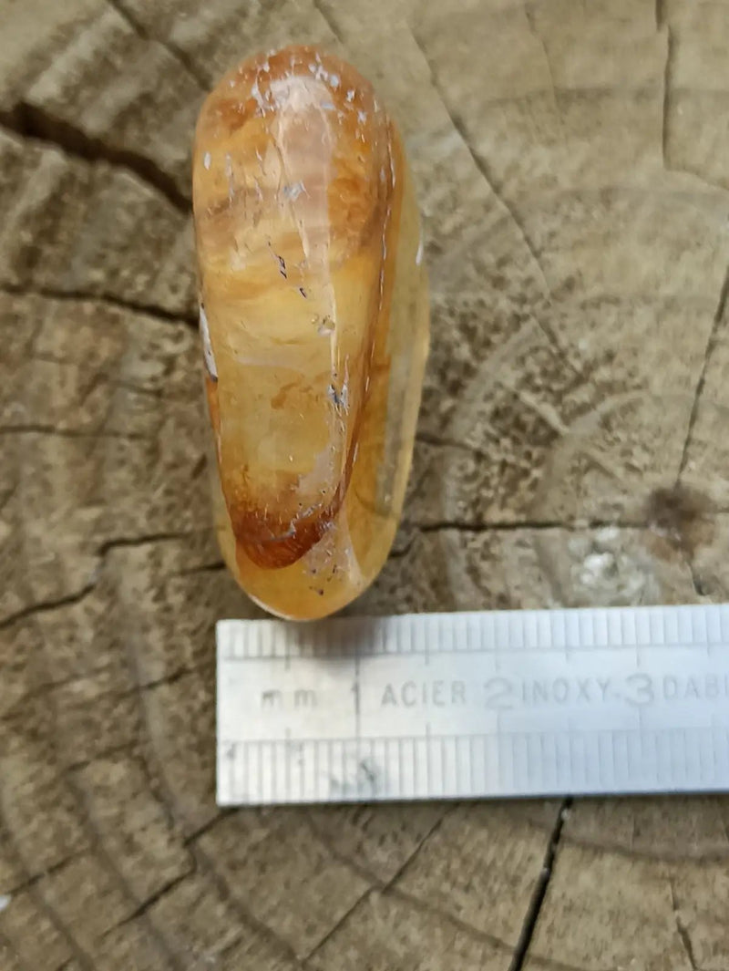 Load image into Gallery viewer, Quartz Hématoïde guérisseur du Brésil pierre roulée Grade A++++ Quartz Hématoïde guérisseur
