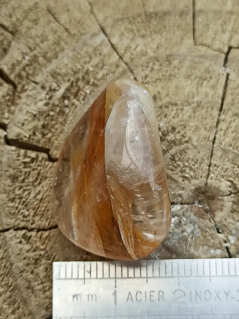 Load image into Gallery viewer, Quartz Hématoïde guérisseur du Brésil pierre roulée Grade A++++ Quartz Hématoïde guérisseur
