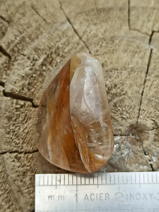 Quartz Hématoïde guérisseur du Brésil pierre roulée Grade A++++ Quartz Hématoïde guérisseur