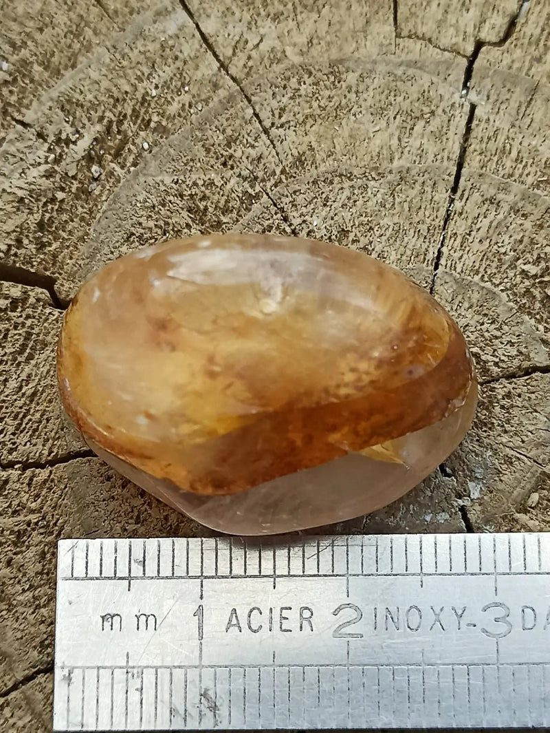 Load image into Gallery viewer, Quartz Hématoïde guérisseur du Brésil pierre roulée Grade A++++ Quartz Hématoïde guérisseur
