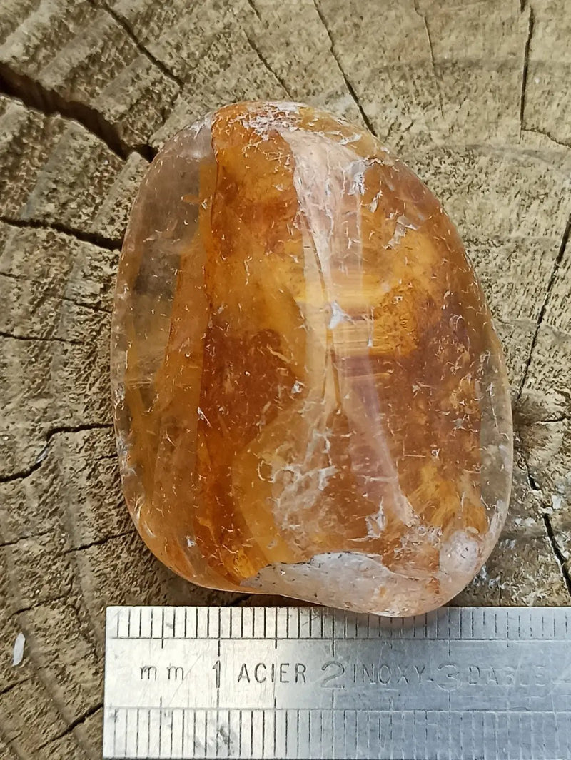 Load image into Gallery viewer, Quartz Hématoïde guérisseur du Brésil pierre roulée Grade A++++ Quartz Hématoïde guérisseur
