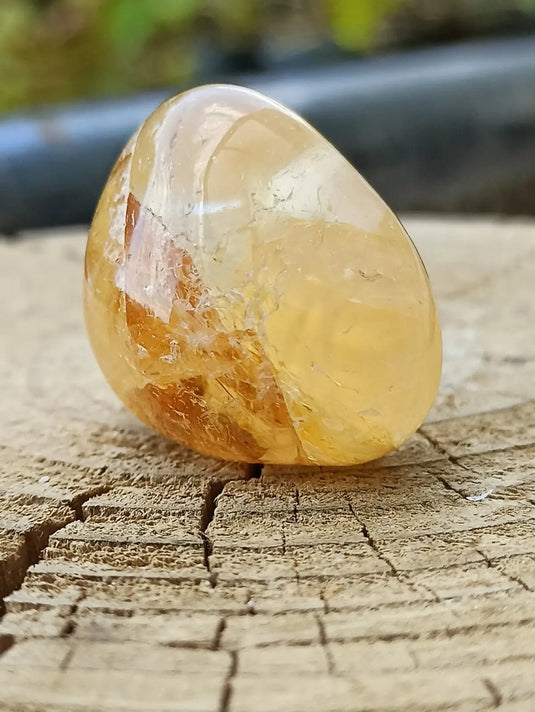 Quartz Hématoïde guérisseur du Brésil pierre roulée Grade A++++ Quartz Hématoïde guérisseur