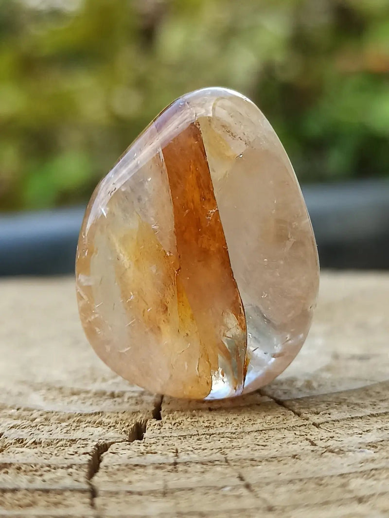 Load image into Gallery viewer, Quartz Hématoïde guérisseur du Brésil pierre roulée Grade A++++ Quartz Hématoïde guérisseur
