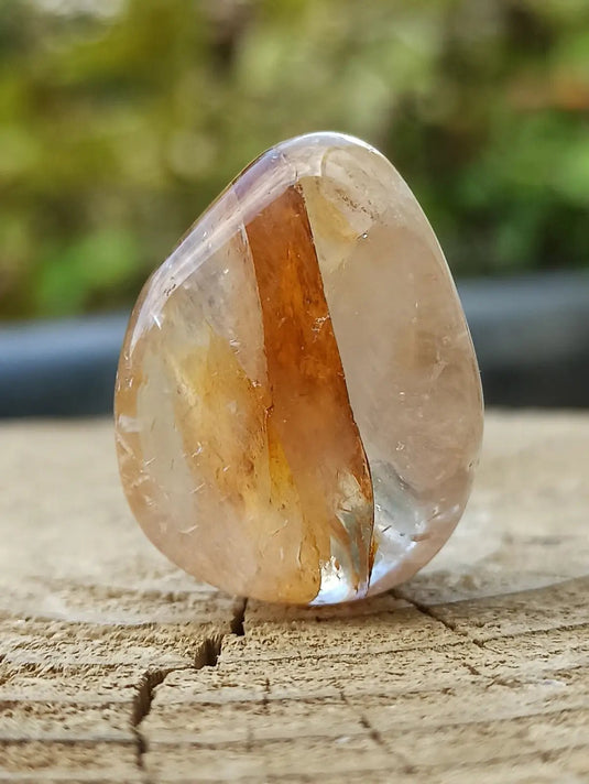 Quartz Hématoïde guérisseur du Brésil pierre roulée Grade A++++ Quartz Hématoïde guérisseur