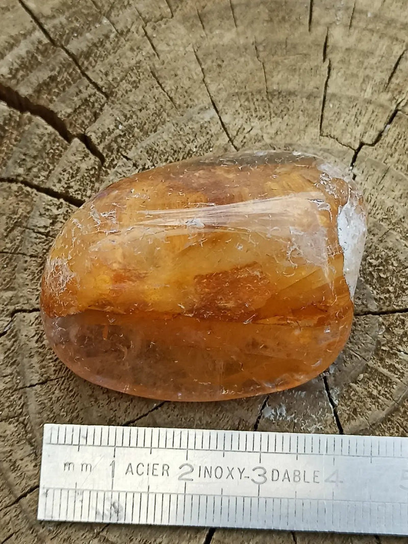 Load image into Gallery viewer, Quartz Hématoïde guérisseur du Brésil pierre roulée Grade A++++ Quartz Hématoïde guérisseur
