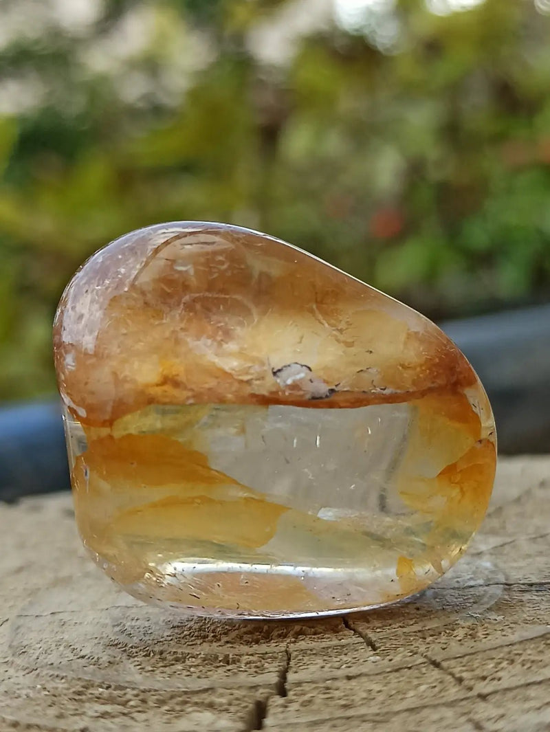 Load image into Gallery viewer, Quartz Hématoïde guérisseur du Brésil pierre roulée Grade A++++ Quartz Hématoïde guérisseur

