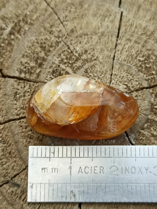 Quartz Hématoïde guérisseur du Brésil pierre roulée Grade A++++ Quartz Hématoïde guérisseur