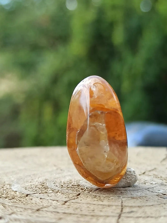 Quartz Hématoïde guérisseur du Brésil pierre roulée Grade A++++ Quartz Hématoïde guérisseur